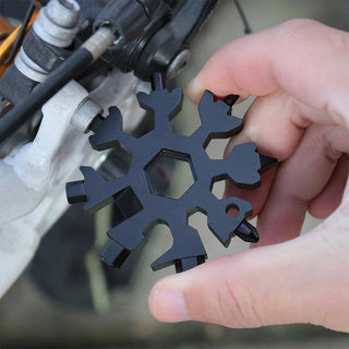 Sakerplus 18-in-1 Stainless Steel Snowflakes Multi-tool