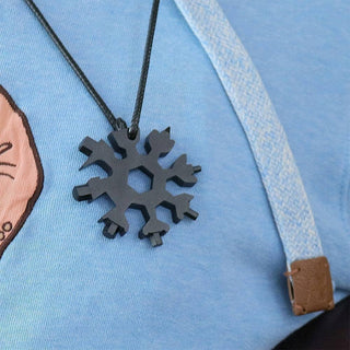 Sakerplus 18-in-1 Stainless Steel Snowflakes Multi-tool