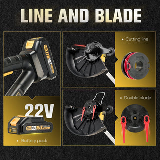 Sakerplus 22V Cordless String Trimmers