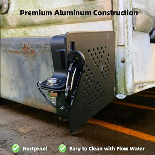 Sakerplus Aluminum RV Bumper End Cap Set