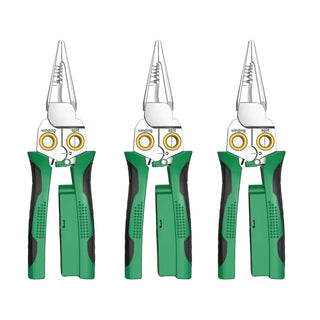 Sakerplus 8-in-1 Voltage Testing Wire Stripper Pliers