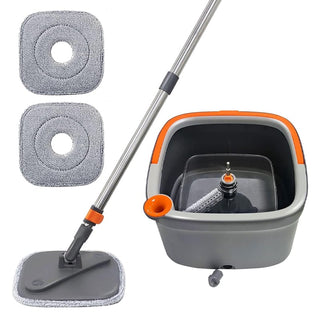 Sakerplus Mop and Bucket with Wringer Set