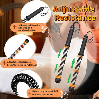 Sakerplus® Adjustable Ropeless Battle Ropes Training