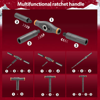 Sakerplus 42 in 1 Magnetic Screwdriver Set-Christmas Version